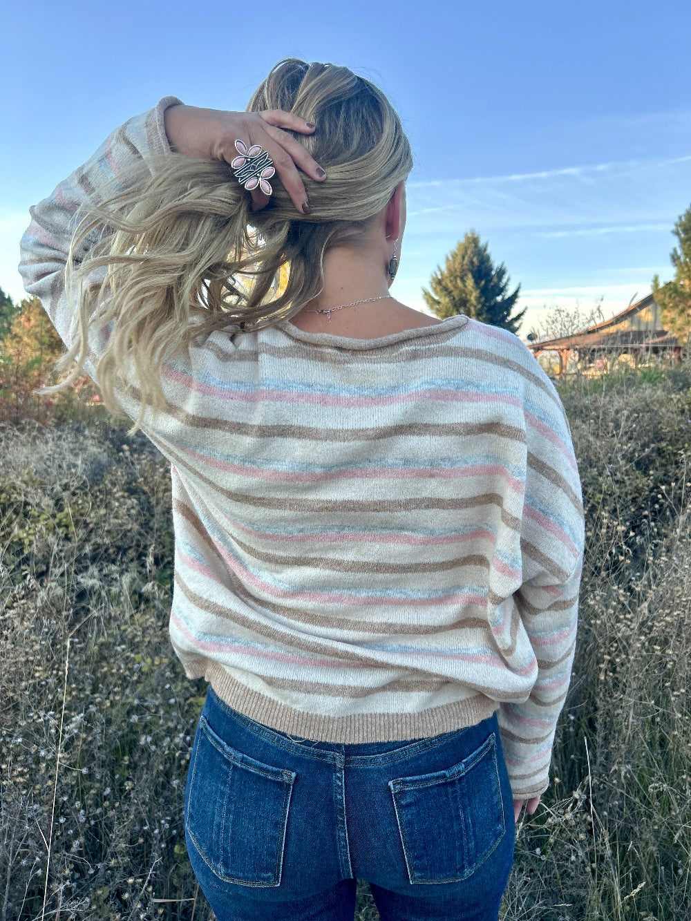 Ivory Striped Skies|20
