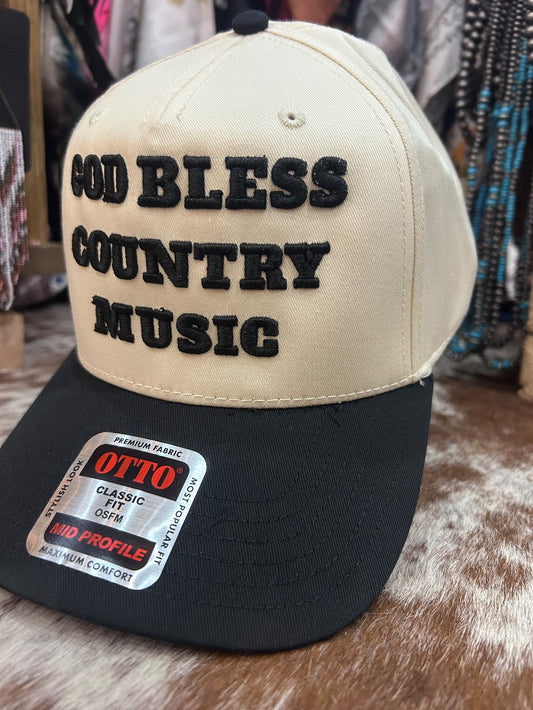 God Bless Country Music Hat|56
