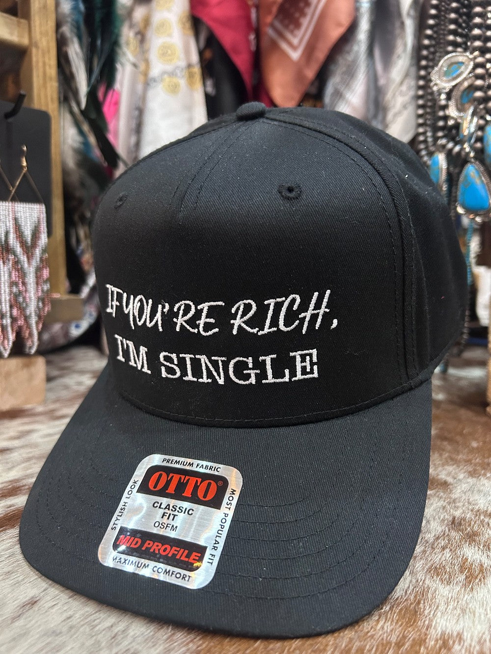 If You're Rich Im Single Hat|60