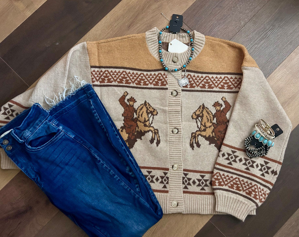 Buckin Bronco Cardi|66